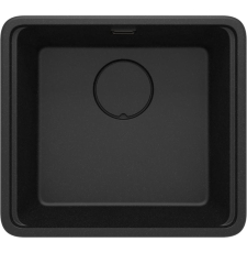 Мойка для кухни Deante Momi ZKM G10A 50x45 врезная, графитовый металлик