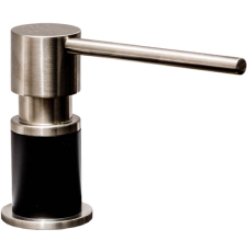 Дозатор для моющего средства Blantek ZK-01-BS для кухни, 500 мл, нержавеющая сталь/черный