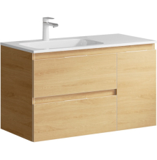 Тумба для умывальника Aqwella 5 Stars Accent 90 Malaga подвесная, 2 ящ., 1 дв., левая, дуб золотой