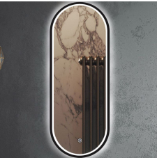 Зеркало Roxen Grown 45x120 с подсветкой, сенсор, диммер, черный