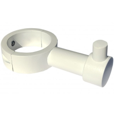 Крючок для полотенцесушителя Ростела Luxon BKP02Ral9016 1" разъемный, круглый, белый