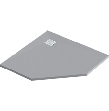 Душевой поддон BAS Good Door Essentia PNT 90x90x3 угловой, пятиуг., серый