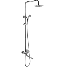 Душевая стойка Ledeme L72403-1 со смесителем, нерж.сталь