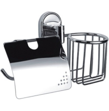 Держатель для туалетной бумаги Ledeme 19 L1903-1 с крышкой и держателем для освежителя