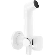 Гигиеническая лейка Hansgrohe Bidette 1jet S EcoSmart+ 29232700, матовый белый