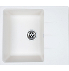 Мойка для кухни GranRus GR-575 57.5x49, врезная, белый