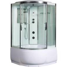 Душевая кабина WeltWasser WW500 Emmer 11055 110x110, с ванной, прозр./хром