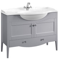 Тумба для умывальника Belux Афины Н 105-01 112.8, железный серый 30