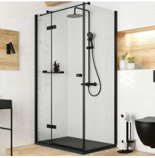 Душевой уголок Deante Arnika KQA 047P 100x90, прозр., черный