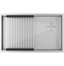 Мойка для кухни Paulmark Next-Pro 74 Uni 74x45 PM707445-BS, под столешницу, брашир. нерж.сталь