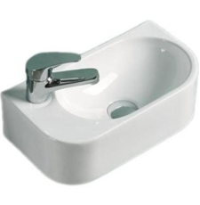 Раковина UnicoPureza 40 настенная, правая, белый глянцевый