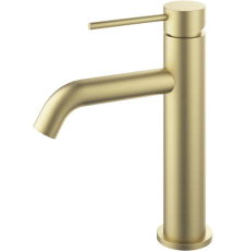 Смеситель для умывальника Vincea City VBF-2C1BG, золотой матовый