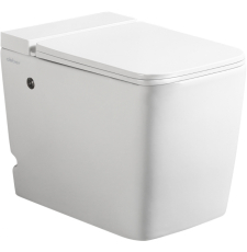 Унитаз приставной Abber Rechteck AC1212P, импульсный, с крышкой микролифт, вертикальный выпуск