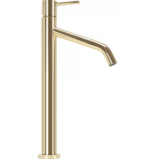 Смеситель для умывальника Rea Level Gold High B2045 отдельностоящий, золото