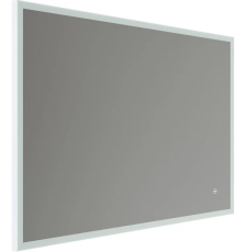 Зеркало Iddis Brick 100x70 с подсветкой, сенсор, подогрев, белый