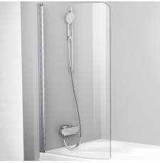 Душевая шторка на ванну Ravak Chrome CVSK1 ROSA 140/150 L 85x150, левая, сатин