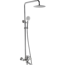 Душевая стойка Haiba HB24806 со смесителем, нерж. сталь Душевая стойка Haiba HB24806 со смесителем, нерж. сталь