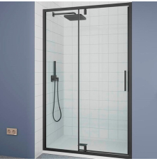 Душевая дверь Veconi Ottimo P20B 120x190, прозр.\черный