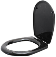 Крышка Керамин Гранд-МС для унитаза, с сиденьем, черный