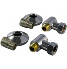 Комплект уголков Ростела 3/4"х1/2" г/ш 645SCH040504, хром (пара)