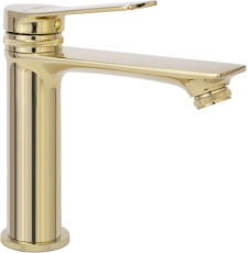Смеситель для умывальника Rea Viral Gold Low B2022, золото