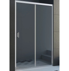 Душевая дверь Veconi VN-46 150x185, прозр.\хр.