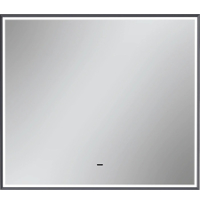Зеркало Equil Mirage LED 80x70, сенсор, cерый муар