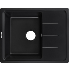 Мойка для кухни ZorG Torino 62 61.5x50, врезная, черный оникс