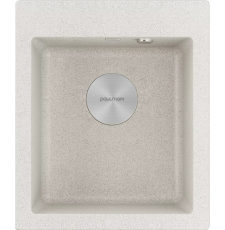 Мойка для кухни Paulmark Kante 40 41.5x49 PM104249-GR, врезная, серый