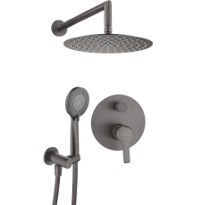 Встроенная душевая система Deante Arnika Titanium NAC_D9QP, титан