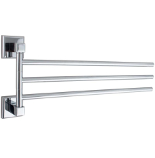 Держатель для полотенец Vivi Felice Eterno FL 1023 поворотный, тройной, 41 см, хром глянец