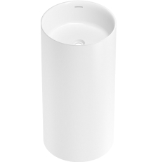 Раковина Wellsee Chalice Perfection 45 напольная, матовый белый