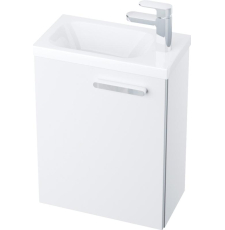 Тумба для умывальника Ravak SDU Chrome 40 L, левая, белый/белый