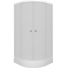 Душевая кабина Triton Вельвет А1 90x90 с поддоном, закр., вельвет\белый, Щ0000063056