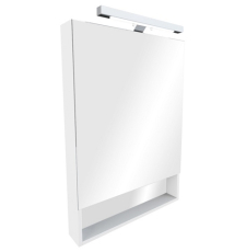 Зеркало-шкаф Roca The Gap 80x85, с подсветкой, белый Зеркало-шкаф Roca The Gap 80x85, с подсветкой, белый