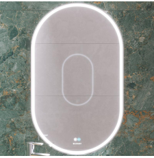 Зеркало Laparet Electra 45x80 овал с подсветкой Led, сенсор, диммер