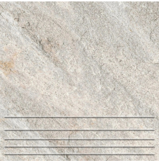 Плитка-клинкер для ступеней Керамин Базальт 7 29.8x29.8, серый