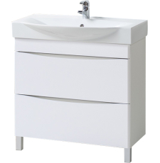 Тумба для умывальника Акваль Верна 85, ящики, Элвис