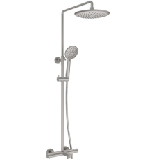 Душевая стойка Vincea Desire VSFS-1D1TBN с термостатом, никель матовый