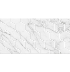 Настенная плитка Beryoza Ceramica Marble Гексо 60x30 белый Настенная плитка Beryoza Ceramica Marble Гексо 60x30 белый