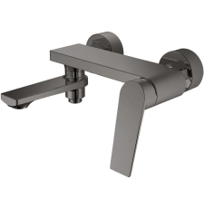 Смеситель для ванны Haiba HB533-3 HB60533-3 настенный, с лейкой, пепельный