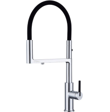 Смеситель для кухни Paulmark Tornado To213402-CR с гибким изливом, с фильтром для питьевой воды, хром