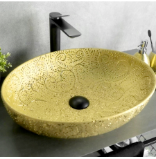 Раковина-чаша Gid Nc444 51 на столешницу, золото