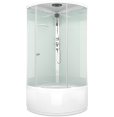 Душевая кабина Domani-Spa Simple high 90x90 прозр.\бел. DS01Sm99HWCl00-V1.2 Душевая кабина Domani-Spa Simple high 90x90 прозр.\бел. DS01Sm99HWCl00-V1.2