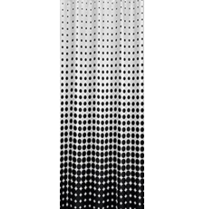 Текстильная шторка для ванны Sealskin Speckles 180x200 233601319, черный