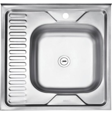 Мойка для кухни Ledeme 60x60 L76060-R, накладная, правая