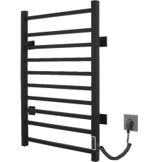 Полотенцесушитель Gloss & Reiter Pro-gress тип.Э2 Л.50x80.P10 Муар Black (П) Таймер электрический, правый, черный муар