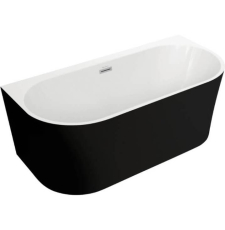Акриловая ванна Polimat Sola 150x75 пристенная, матовый черный Акриловая ванна Polimat Sola 150x75 пристенная, матовый черный