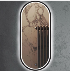 Зеркало Roxen Grown 45x100 с подсветкой, сенсор, диммер, черный