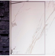 Душевая шторка на ванну Veconi PL-85 90x150, прозр.\хром